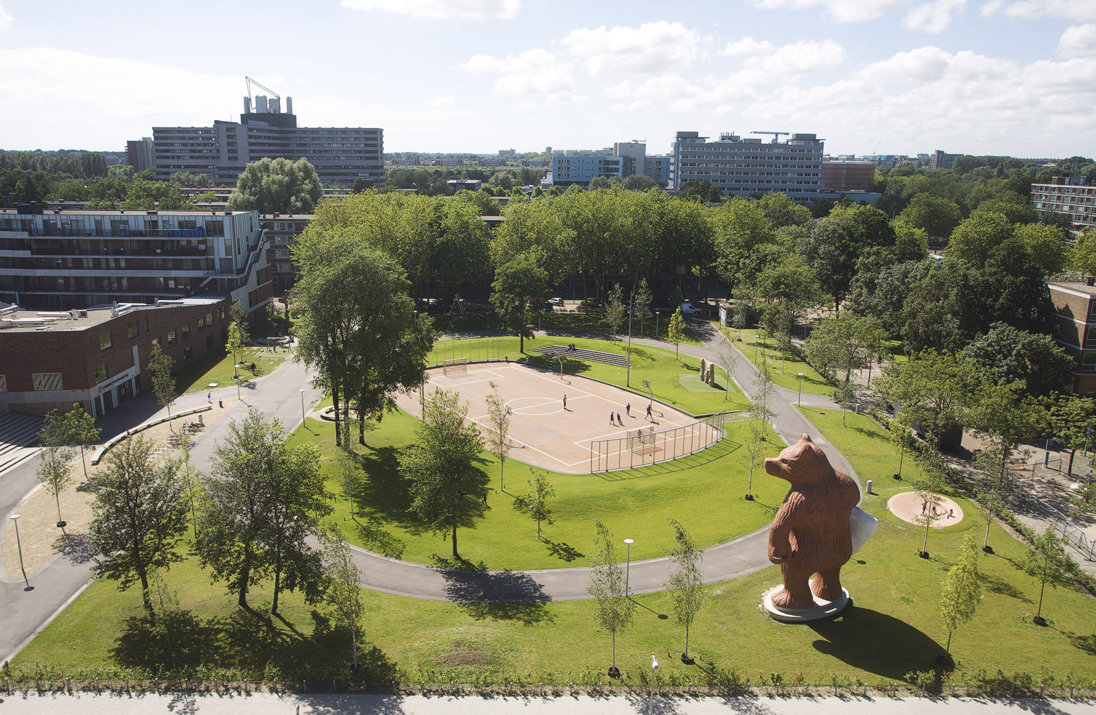 The finished Staalman park (July 2011)