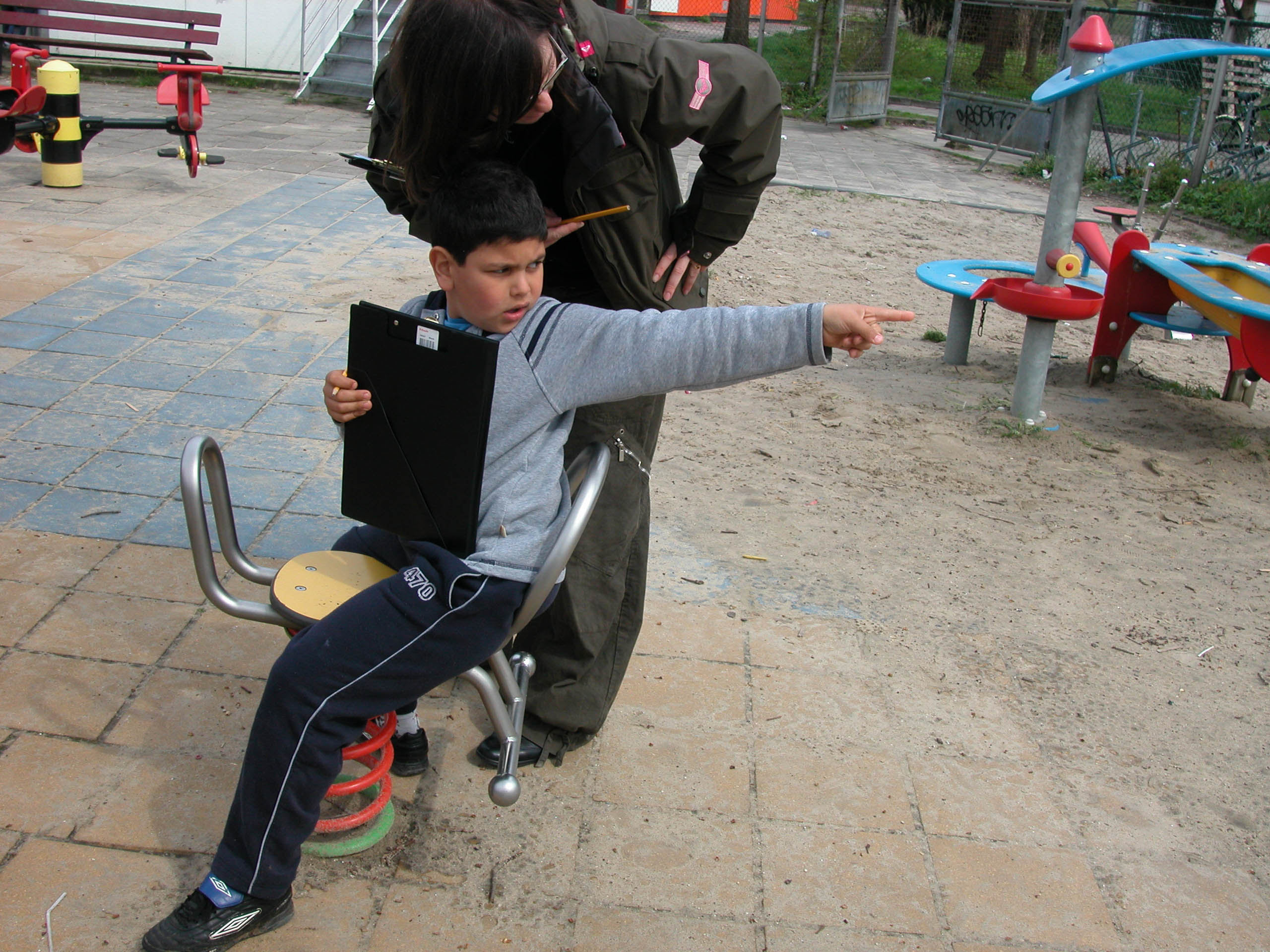 Noting the use of the park during the day