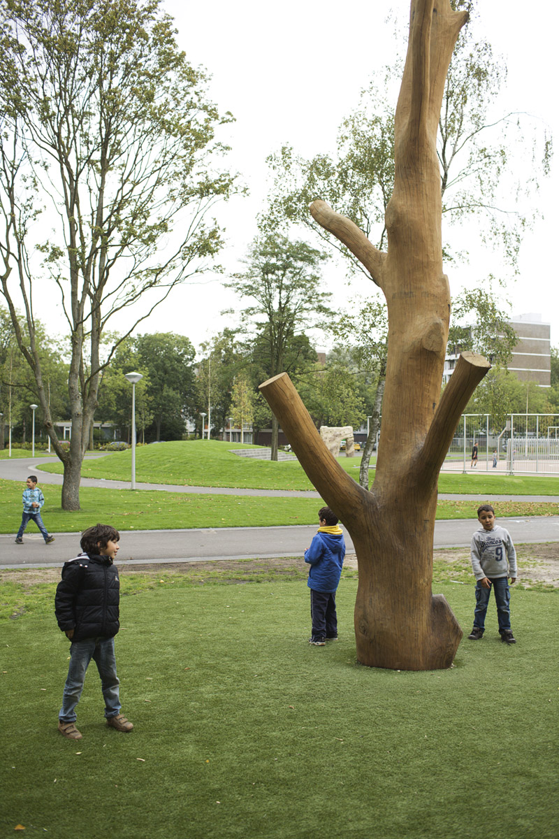 Doe-groen in gebruik